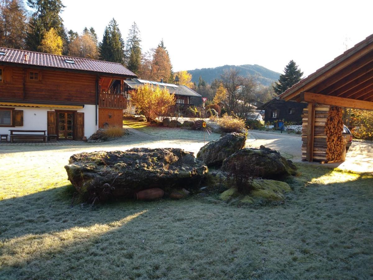 Huettenzauber Ferienwohnung Mitten Im Nationalpark Lindberg Dış mekan fotoğraf