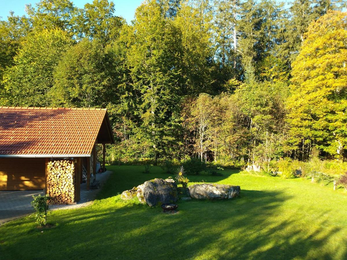 Huettenzauber Ferienwohnung Mitten Im Nationalpark Lindberg Dış mekan fotoğraf
